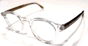 Marco de gafas redondo de cristal Maui Jim MJO2209-02C 46-22 145 Italia nuevo - Imagen 1 de 8