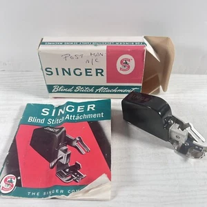 Vintage Singer Simanco 86649 Sewing Low Shank Blind Stitch Foot Attachment - Picture 1 of 14