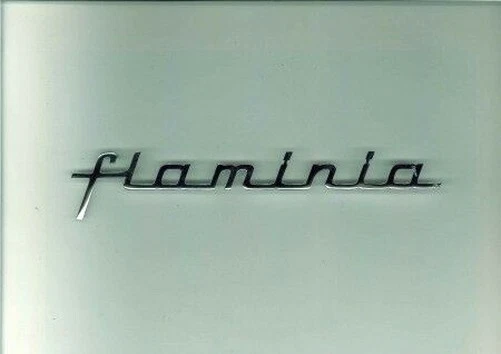 Frieze Initials Print Flaminia for Lancia 220mm Logo Badge Emblem Sign Escudo - Image 1 of 1
