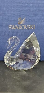 Swarovski Crystal Brilliant Sculptures Swan Figurine #5215947 free shipping  - Picture 1 of 3