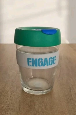 KeepCup (Engage), Lightweight Reusable Coffee Cup with Splashproof Sipper Lid-M - Image 1 of 4