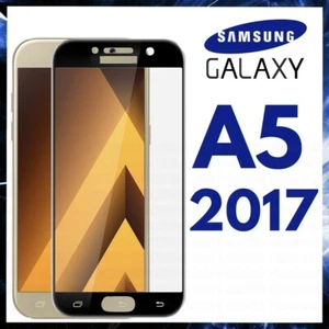 Film Tempered Glass For Samsung Galaxy A5 2017 Curved Protection Total 9D - Picture 1 of 2