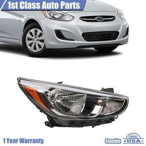 Headlight Passenger Right For 2015-17 Hyundai Accent With Bulb HY2503192 - Picture 1 of 13