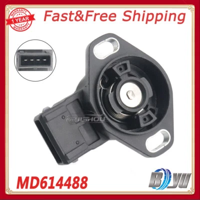 Sensor de posición del acelerador TPS nuevo para Mitsubishi 3000GT 3,0 L 1999 MD614488 negro Foto 1 de 4