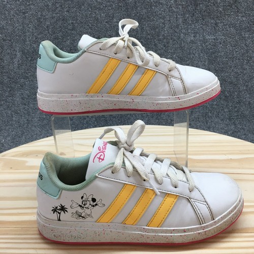 Scarpe Adidas bambino 3 5 ragazze Grand Court x Disney sneakers basse ID8024 bianche