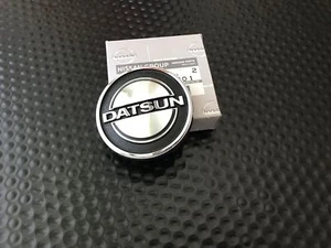 GENUINE OEM DATSUN 1970-1974 240Z CHROME BONNET DATSUN HOOD LOGO EMBLEM RARE - Picture 1 of 2