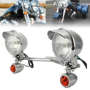 Luces auxiliares antiniebla de paso para Kawasaki Vulcan Classic Custom 900 800 750 500 - Imagen 1 de 12