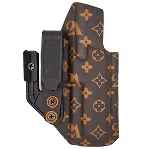 IWB TUCKABLE HOLSTER | 2A MONOGRAM BROWN/COYOTE BROWN BY GHC HOLSTERS