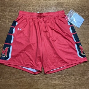 Under Armour Maryland Terrapins Womens Basketball Shorts Size L NWT - Picture 1 of 3