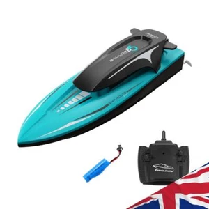 RC Motorboat with LED Light Brush Motor RC Boat Water Toy for Lake Swimming Pool - Picture 1 of 12