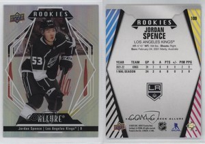 2022-23 Upper Deck Allure Rookies Jordan Spence #109 Rookie RC