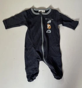 NAME IT BABY KIDS SCHLAFANZUG EINTEILER MERINO WOLLE GR.56 - Bild 1 von 1