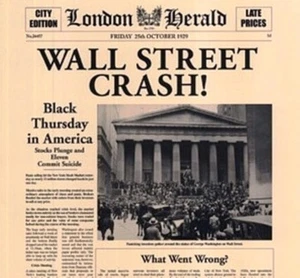 IL GRANDE CROLLO DI WALL STREET * AZIONE VERA DATATA 1929 * ORIGINALE ED UNICA 4 - Foto 1 di 5