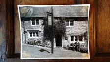 1949 ORIGINAL VINTAGE FILM PHOTOGRAPH BOY A GIRL & A BIKE CRAVEN ARMS YORKSHIRE