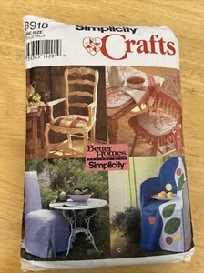 New Simplicity 8918 Better Homes & Gardens Chair Covers, Chair Pads, Placemats - Picture 1 of 2