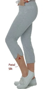 Neu mit Etikett S.C. & Co. Damen-Capri gestreift 360 Bauchkontrolle blau & weiß Größe 12 - Bild 1 von 2