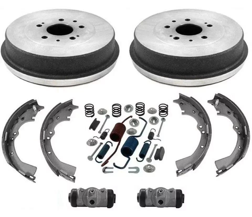 Rear Brake Drums & Brake Shoes Set For 95-04 Toyota Tacoma Pickup 5 Lugs RWD - Image 1 of 1