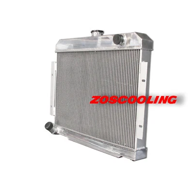 Radiador de aluminio apto para Jeep CJ Series Scrambler dorado 72-86 62 mm 3 filas AT V8 583B Foto 1 de 4