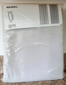 Ikea MAJGULL Blackout Curtain Panels (2) Light Gray 57 x 98 New Sealed Bag - Picture 1 of 3