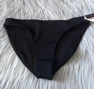 Victorias Secret Swim Bikini Bottom Solid Black Sexy Nwt - Picture 1 of 2