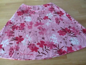 Notations Women Size Medium Pink Floral Skirt Below Knee length - Picture 1 of 5
