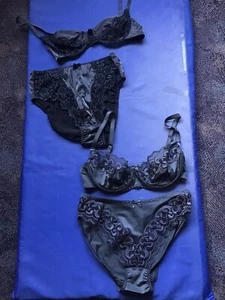 2 Bügel BH Sets in Gr. 75/B Slip38/40 in grau - Bild 1 von 4