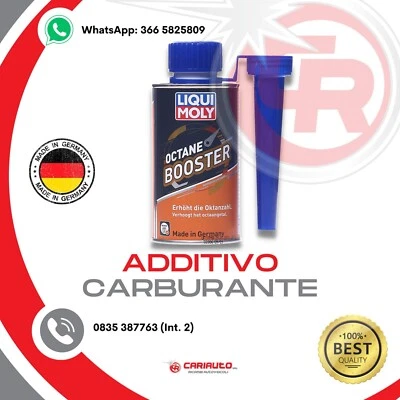 LIQUI MOLY Octane Plus booster Additivo Benzina Aumento Potenza e Ottani Auto e Moto 200ml