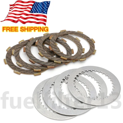 For Kawasaki Clutch Friction Steel Plates Set KM100A KH100 KE100 KD80 MINI KX80 - Изображение 1 из 4