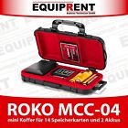 ROKO MCC-04 Case Etui für CF CFast XQD SD Speicherkarten Akkus Batterien (EQ304)