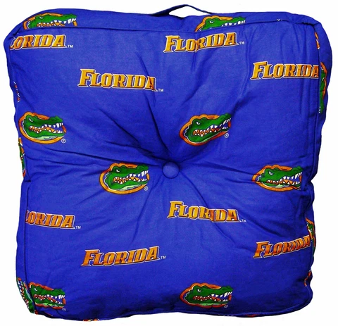 Florida Gators Floor Pillow or Pet Bed, 24" x 24" Square Cover