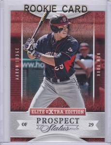 AARON JUDGE ROOKIE CARD Elite Extra Edition #1 PROSPECT Baseball RC $$ YANKEES! - Picture 1 of 2