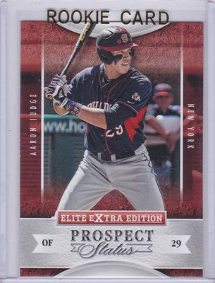 AARON JUDGE ROOKIE CARD Elite Extra Edition #1 PROSPECT Baseball RC $$ YANKEES! - Image 1 of 2