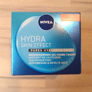 NIVEA Hydra Skin Effect regenerierende Gel Creme Nachtpflege pures Hyaluron 50ml - Bild 1 von 6