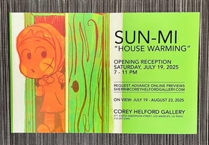Flyer de exhibición de arte Sun-Mi "House Warming" y Lo Chan-Peng "The Dream of Yugen" 2025 - Imagen 1 de 2