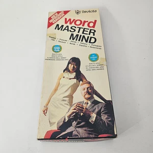 De colección 1975 Word Master Mind Game Invicta COMPLETO Brain Strategy NUEVO - Imagen 1 de 7