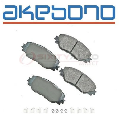 Akebono Pro-ACT Front Disc Brake Pad Set for 2006-2018 Toyota RAV4 - Braking vd Foto 1 de 4
