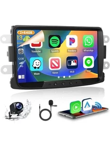 Autoradio Android Per Dacia Duster, Sandero, Logan Renault Captur 2 G / 32G - Foto 1 di 5
