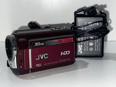 JVC Everio GZ-MG330REK Handheld High Definition HDD Camcorder & charger - Tested - Image 1 of 4