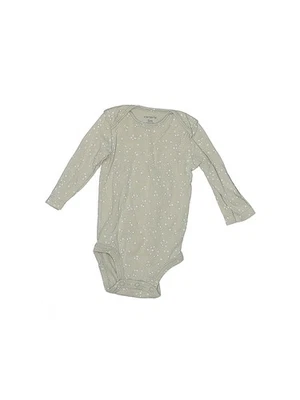 Боди для девочек Carter's серебристый с длинным рукавом 6 месяцев - Изображение 1 из 2