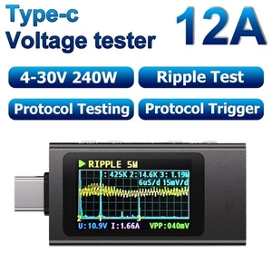 Type C Voltage Current Monitor with Automatic Protocol Detection Feature - Picture 1 of 12