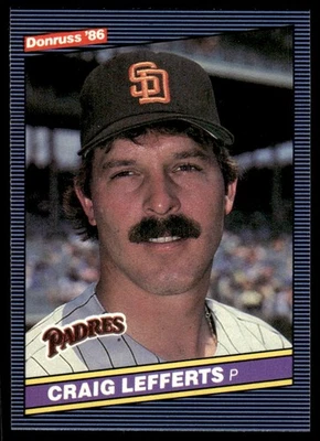 1986 Donruss Craig Lefferts San Diego Padres #307 - Image 1 of 2