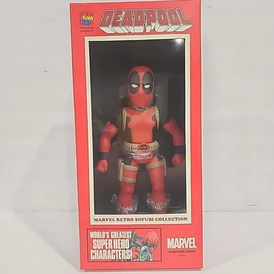 Nueva Figura Sellada Medicom Toys 10" Deadpool Marvel Retro Colección Sofubi Foto 1 de 4