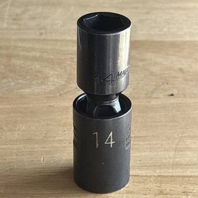 Matco 14mm Universal Swivel Impact Socket 1/2" Drive 6 Point CUP14M6B NEW - Image 1 of 4