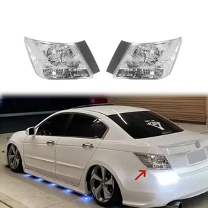 For 08-12 Accord Sedan Crystal Clear Lens Brake Tail Light Turn Signal Cover NEW - Bild 1 von 11