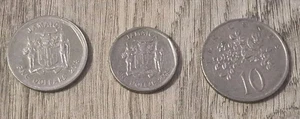 Jamaica Coin Bundle $6.10 Circulated 1989-2018 3 Coins - Picture 1 of 8