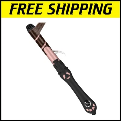 Professional Dual Voltage Curling Wand with Adjustable Temperatures for Travel - Image 1 of 4