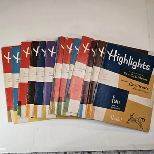 Highlights Magazines Vintage Lot of 14 - Various Months 1968-1971 (See Pictures) - Picture 1 of 15