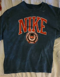 Blue Nike Tee Sm Childs Loose Fit - Picture 1 of 6