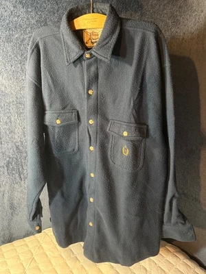 VINTAGE 1995 BUGLE BOY SNOW FLEECE BUTTON UP SIZE M - Image 1 of 4