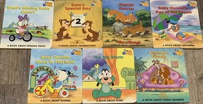 RARE! Lot Of 7: 1st Grolier Ed. Baby’s First Disney Board Books Set; VERY GOOD!! - Image 1 of 3